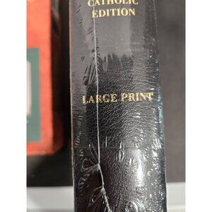 Revised Standard Version Catholic Bible Large Print Edition Bonded Leather Black